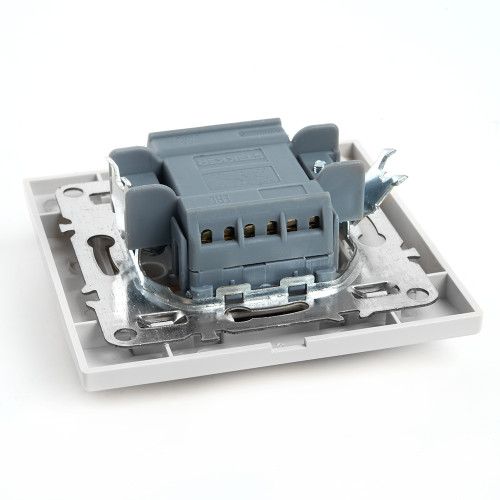 Переключатель 2-клавишный STEKKER PSW10-9005-01, 250В, 10А, серия Эрна, белый Переключатель 2-клавишный STEKKER PSW10-9005-01, 250В, 10А, серия Эрна, белый