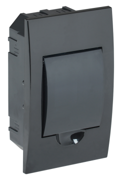 KREPTA 3 Корпус пластиковый ЩРВ-П-4 IP41 черный IEK