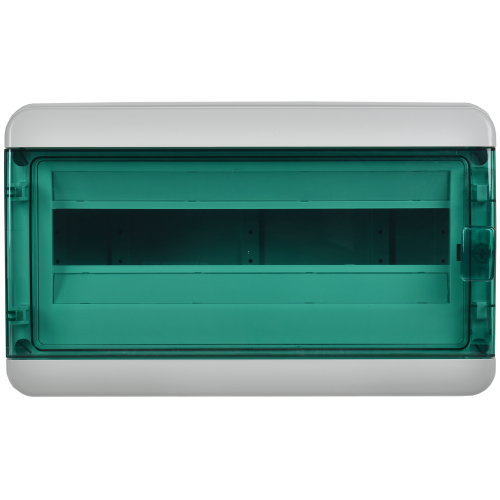 TEKFOR Корпус пластиковый КМПн-18 IP65 зеленая прозрачная дверь IEK