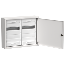 TITAN 5 Корпус металлический ЩРн-48 (2х24) 460х570х140мм IP31 белый (одна дверь) IEK