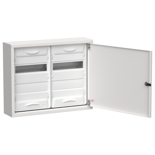 TITAN 5 Корпус металлический ЩРн-48 (2х24) 460х570х140мм IP31 белый (одна дверь) IEK