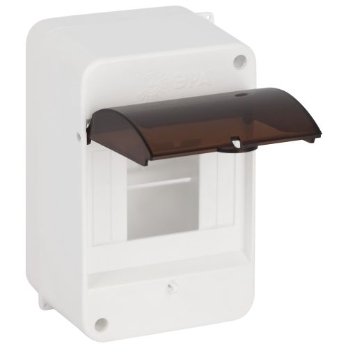 Корпус навесной SIMPLE КМПн 1/4 IP30 пластик.; прозр. крышка; бел. Эра Б0069239 Корпус навесной SIMPLE КМПн 1/4 IP30 пластик.; прозр. крышка; бел. Эра Б0069239