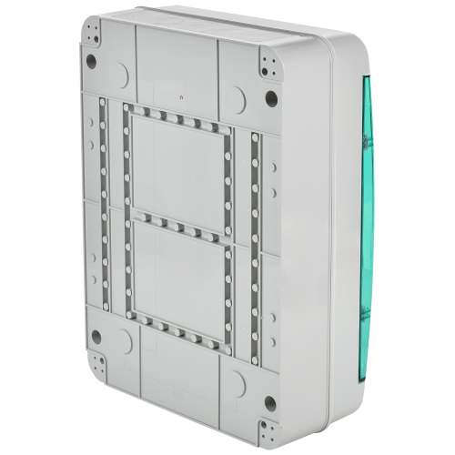 TEKFOR Корпус пластиковый КМПн-24 IP65 зеленая прозрачная дверь IEK TEKFOR Корпус пластиковый КМПн-24 IP65 зеленая прозрачная дверь IEK