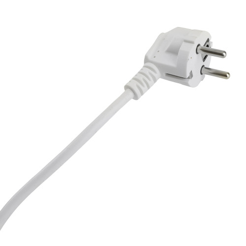 Удлинитель 4-местный с/з с выключ. STEKKER HM071-41-02 3x1мм2, 2м, 250В, 16А, 1USB+2C, 2.4A, сер Home, белый
