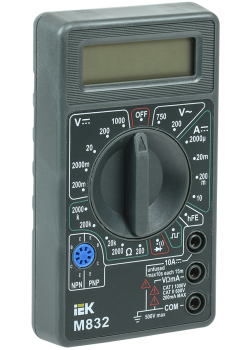Мультиметр цифровой UNIVERSAL M832 IEK