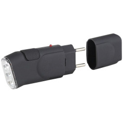 Фонарь аккумуляторный SDA10M 3LED прямое ЗУ евровилка (блист.) Эра C0041258