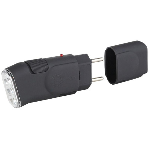 Фонарь аккумуляторный SDA10M 3LED прямое ЗУ евровилка (блист.) Эра C0041258