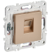 SKANDY Розетка компьютерная RJ45 кат.6 SK-K02Sa песочный IEK