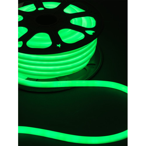 Гибкий неон круглый SMD2835-120 LED/м-220 В-6,5 Вт/м-IP67-зелёный (25м) TDM Гибкий неон круглый SMD2835-120 LED/м-220 В-6,5 Вт/м-IP67-зелёный (25м) TDM