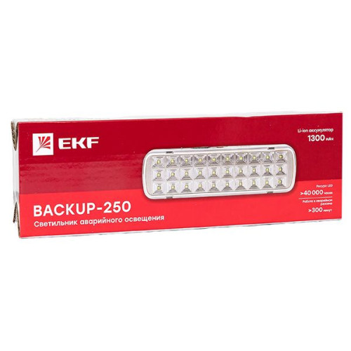 Светильник аккумуляторный BACKUP-250 LUMA EKF Светильник аккумуляторный BACKUP-250 LUMA EKF