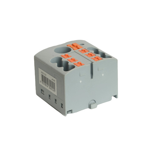 LD580 PTFIX 6-06/25 Зажим блочный PT распред. на 6 точ,сеч 2,5 мм2,690V,41А, интегр.1 точка,серый LD580 PTFIX 6-06/25 Зажим блочный PT распред. на 6 точ,сеч 2,5 мм2,690V,41А, интегр.1 точка,серый