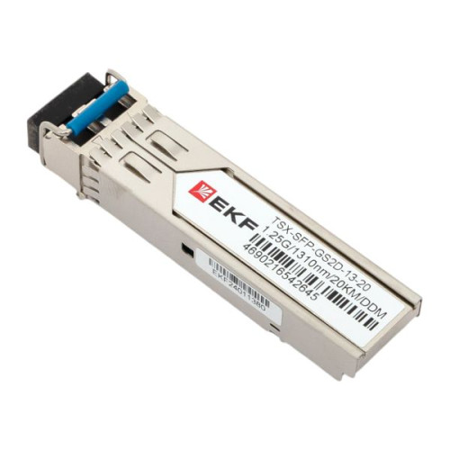 SFP модуль 1,25 Гбит двойное одномодовое оптоволокно 1310нм 20км TSX EKF SFP модуль 1,25 Гбит двойное одномодовое оптоволокно 1310нм 20км TSX EKF