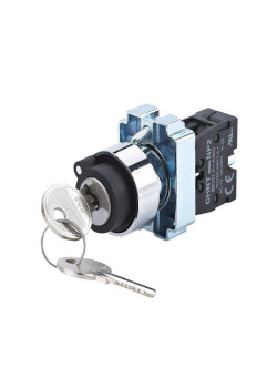 Переключатель NP2-BG41 2 полож. с возвратом 1НО IP40 CHINT 573767