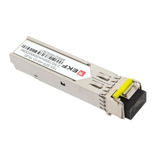 SFP модуль 2,5 Гбит одинарное одномодовое оптоволокно Tx1550нм/Rx1310нм 20км TSX EKF
