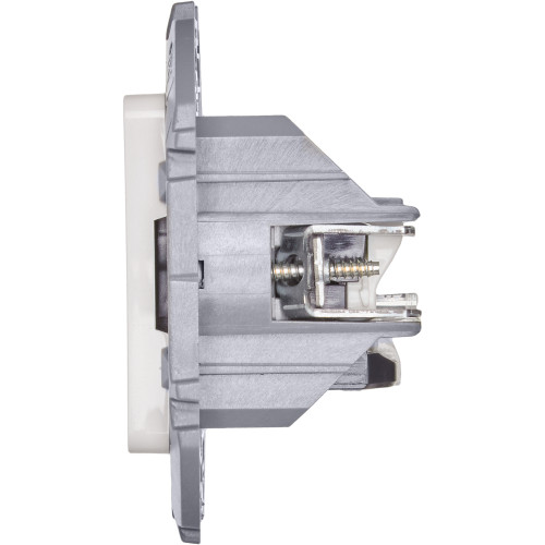 INSPIRIA Розетка компьютерная двойная RJ45 категория 5Е UTP белый INSPIRIA Розетка компьютерная двойная RJ45 категория 5Е UTP белый