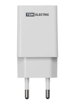 Сетевое зарядное устройство, СЗУ 5, Quick Charge 3.0, 3 А, 1 USB, белый, TDM