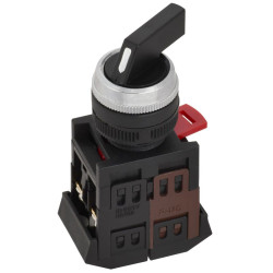 Переключатель ALC-22 на 2 полож. черн. 1з+1р IEK BSW10-ALC-2-K02