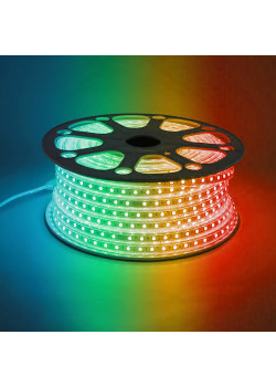 Cветодиодная LED лента Feron LS706, 60SMD(5050)/м 11Вт/м  50м 220V RGB IP65