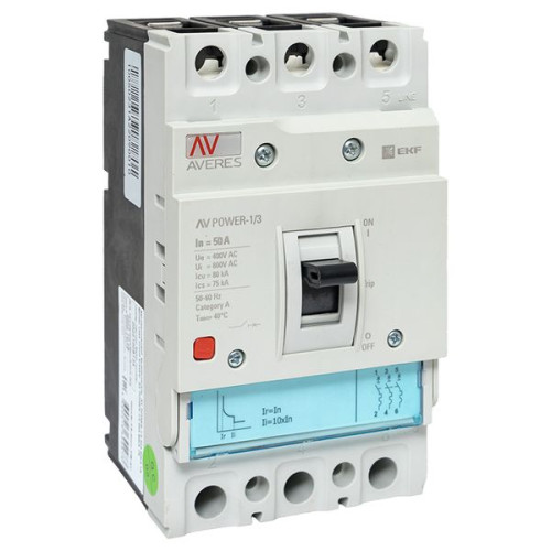 AV-POWER-1/3 50А 80кА TR EKF