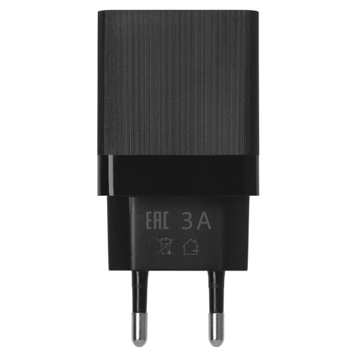 Сетевое зарядное устройство, СЗУ 8, Quick Charge 3.0, 3 А, 2 USB, черный, TDM