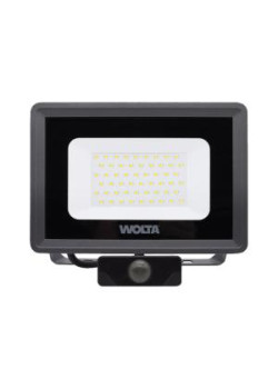 Прожектор светодиодный 50Вт 5700К IP65 4500лм с датчиком WOLTA WFL-50W/06S