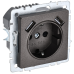 BRITE Розетка 1-местная с заземлением с защитными шторками 16А с USB A+A 5В 2,1А РЮш10-1-БрТБ темная бронза IEK BRITE Розетка 1-местная с заземлением с защитными шторками 16А с USB A+A 5В 2,1А РЮш10-1-БрТБ темная бронза IEK