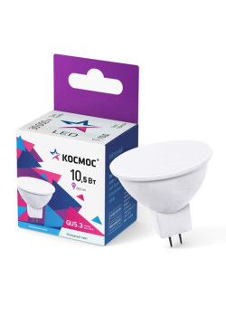 Лампа светодиодная JCDR 10.5Вт GU5.3 6500К 220В КОСМОС Lkec LED10.5wJCDRC65