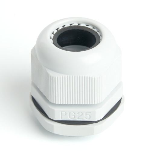 Сальник PG25 диаметр проводника 16-21 мм STEKKER, IP54, серый (DIY упаковка 2 шт) (без мембраны)