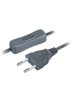 Шнур 61 722 NPS-FS-170-2х0.5-GR 1.7м с выкл. сер. Navigator 61722