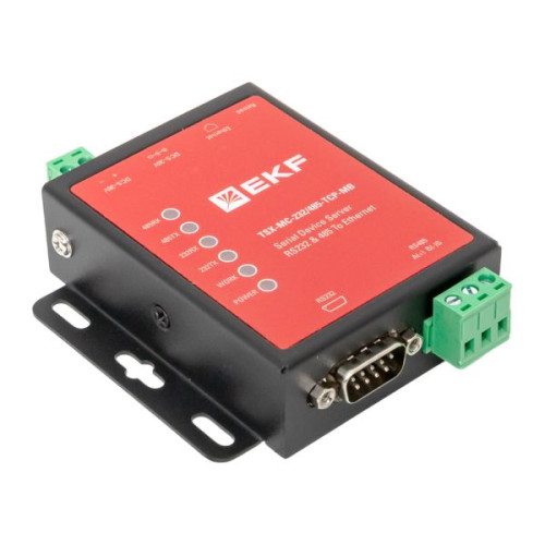 Преобразователь RS-232/485 в Ethernet, Modbus TCP/RTU/ASCII TSX EKF Преобразователь RS-232/485 в Ethernet, Modbus TCP/RTU/ASCII TSX EKF