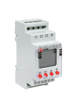 Реле контроля фаз с LCD дисплеем RKF-2S EKF