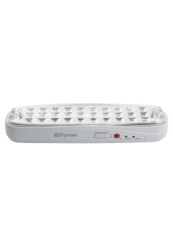 Светильник аварийный, 30 LED AC/DC, белый, EM111