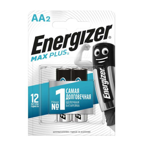 Элемент питания алкалиновый AA/LR6/316 Max Plus BL2 (блист.2шт) Energizer 696141