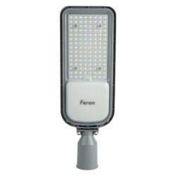 Светодиодный уличный консольный светильник Feron SP3050 80W 4000K 230V, серый
