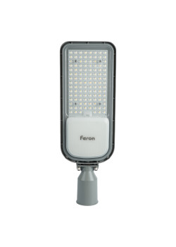 Светодиодный уличный консольный светильник Feron SP3050 80W 4000K 230V, серый