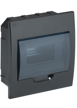 KREPTA 3 Корпус пластиковый ЩРВ-П-8 IP41 черный IEK