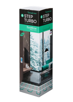 Теплый пол мат нагревательный STEP TURBO, STM200100, 200 Вт/м2, 2000 Вт, 10 м2