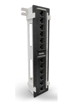 Патч-панель Hyperline PPW-12-8P8C-C5E 12xRJ45 кат.5e UTP