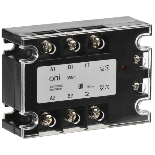 Реле твердотельное OSS-1 60А 380В AC 3-32В DC ONI