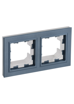 BRITE Рамка 2-местная IP44 РУ-2-БрМ-44 маренго IEK