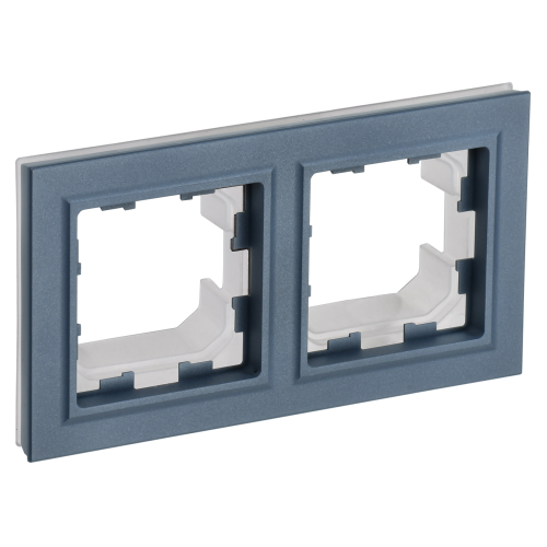 BRITE Рамка 2-местная IP44 РУ-2-БрМ-44 маренго IEK