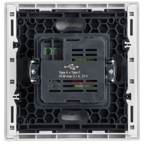 FORTE&PIANO Розетка USB A+C 18Вт FP251 белый IEK FORTE&PIANO Розетка USB A+C 18Вт FP251 белый IEK
