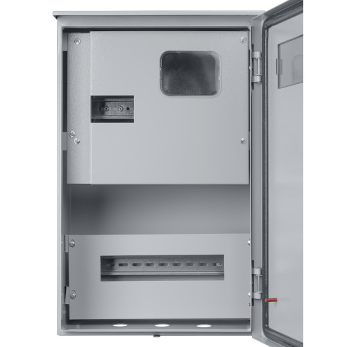Корпус металлический ЩУ-3ф/1-0-12 IP66 (ЩУРН-3/12 IP66) с опломбировкой счётчика (542х347х180) TDM Корпус металлический ЩУ-3ф/1-0-12 IP66 (ЩУРН-3/12 IP66) с опломбировкой счётчика (542х347х180) TDM