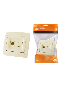 Розетка компьютерная RJ-45 сл. кость 