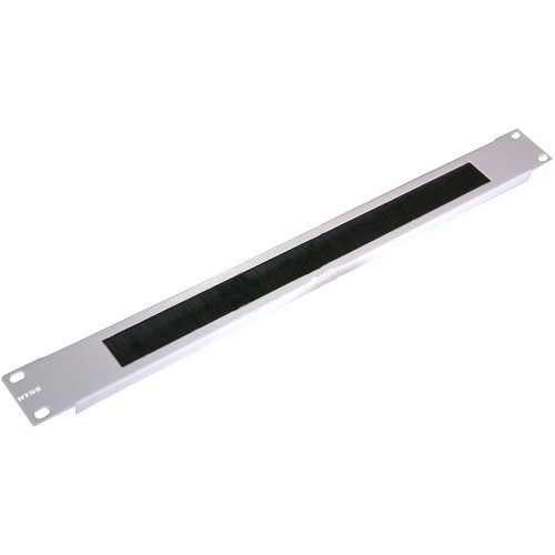 Кабельный органайзер горизонтальный NTSS NTSS-BO-1U односторонний щетки 1U шир.:19