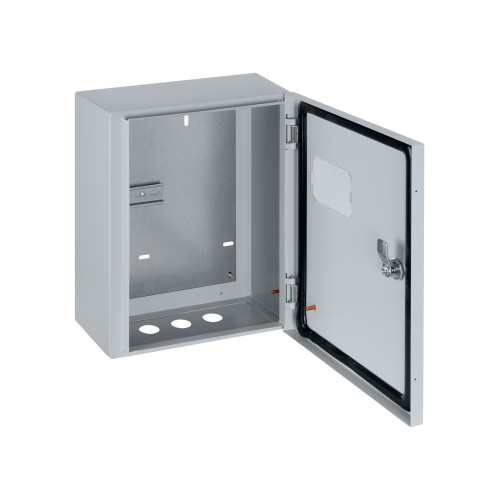 Корпус металлический ЩУ-3ф/1-0 (1 дверь) (395х310х150) IP54 Народный эконом