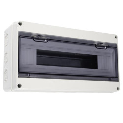 Бокс модульный накладной PDB/W 4018 GR (ЩРН-ПГ-18) IP65 пластик. Pro JazzWay 5072121