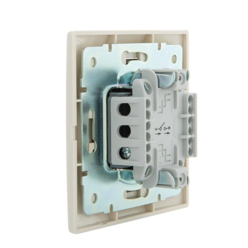 Выключатель 1-кл. СП Mira 10А IP20 со вставкой крем. LEZARD 701-0303-100 Выключатель 1-кл. СП Mira 10А IP20 со вставкой крем. LEZARD 701-0303-100