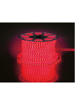 Cветодиодная LED лента Feron LS704, 60SMD(2835)/м 4.4Вт/м  100м 220V IP65. красный