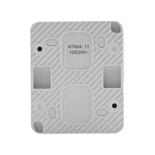 ATLASDESIGN PROFI IP54 О/У 1-клавишный ВЫКЛЮЧАТЕЛЬ, сх.1, 10АХ, БЕЛЫЙ ATLASDESIGN PROFI IP54 О/У 1-клавишный ВЫКЛЮЧАТЕЛЬ, сх.1, 10АХ, БЕЛЫЙ